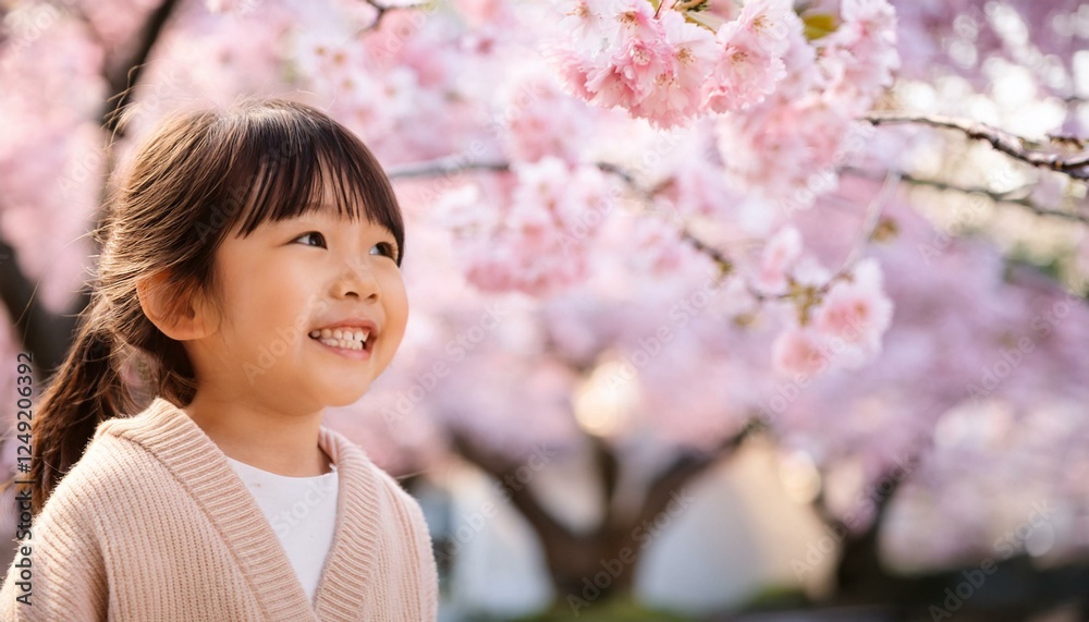 桜と笑顔の幼い少女(Cherry blossoms and a smiling young girl)
桜と笑顔の幼い少女(Cherry blossoms and a smiling young girl)