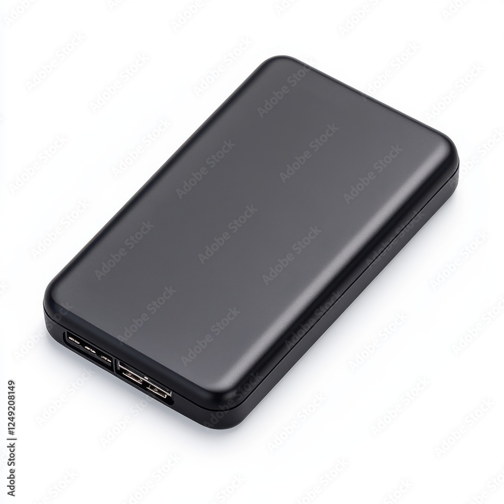 Compact and Sleek Black Power Bank Charger for Mobile Devices, Perfect for Travel and Daily Use Compact and Sleek Black Power Bank Charger for Mobile Devices, Perfect for Travel and Daily Use