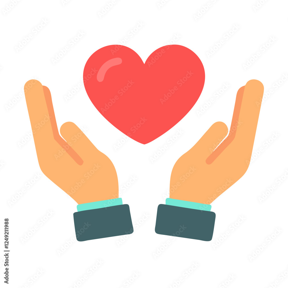 hand holding heart hand holding heart