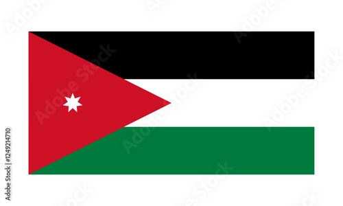 Free Download Flag of Jordan - GFXLoad