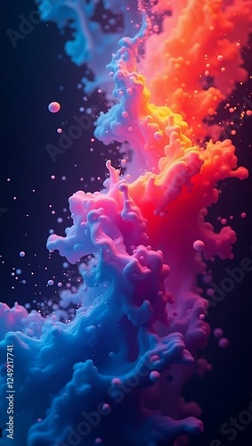 colourful smoke