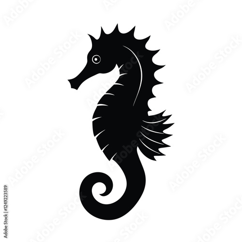 black dragon tattoo on vector lllustration