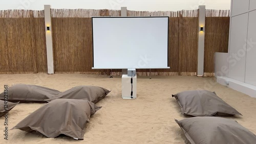 Winter camp in dubai desert 