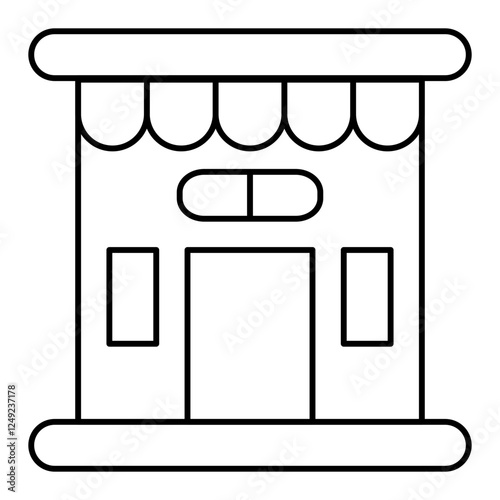 pharmacy outline icon