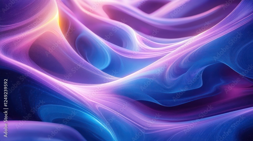 Abstract Wave Background with Neon Blue and Purple Gradients for Modern Business Designs Abstract Wave Background with Neon Blue and Purple Gradients for Modern Business Designs