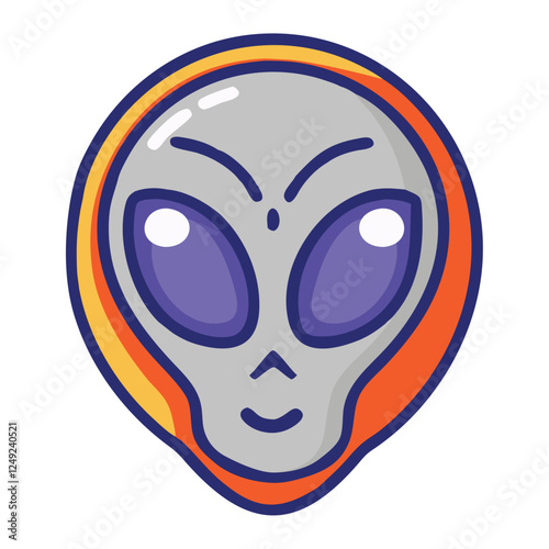 Alien Avatar Futuristic Sci Fi Icon