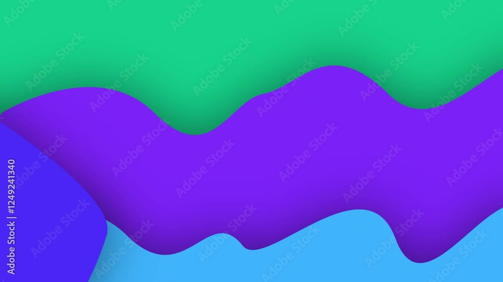 Paper cut design futuristic motion graphic . abstract wave shape layout blank use for text message presentations Animation.