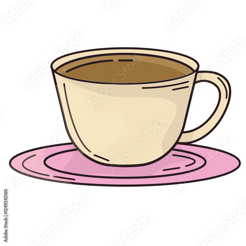 cute icon drink illustration