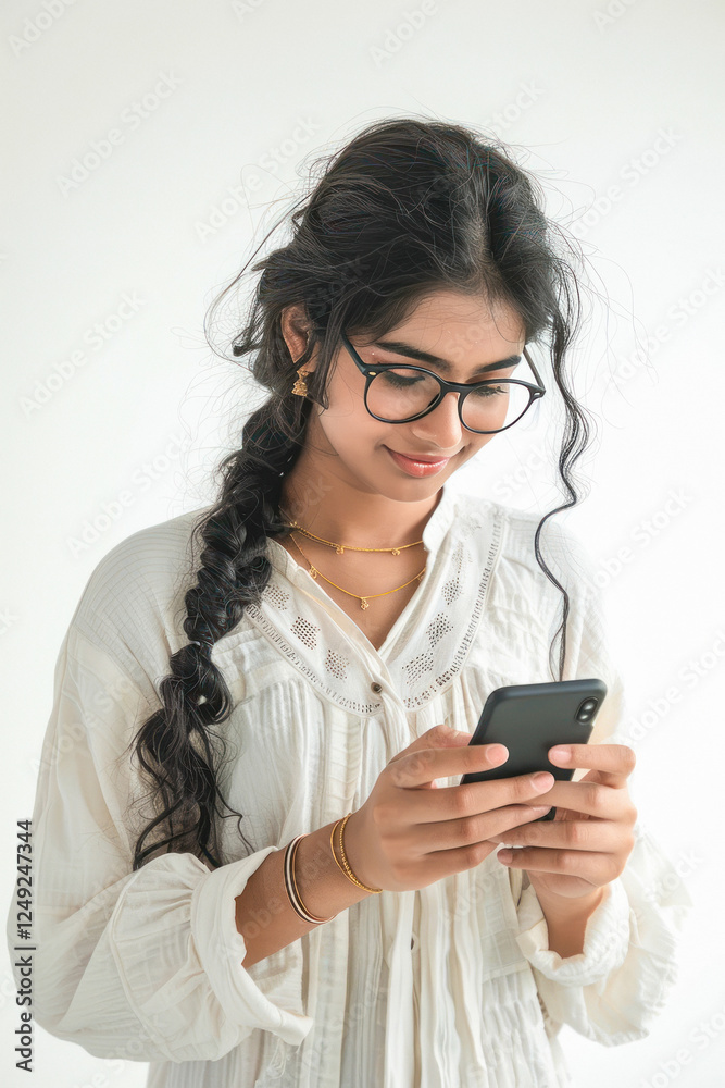 young woman using smartphone young woman using smartphone