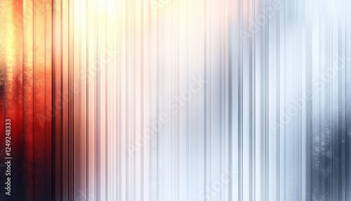 Minimalist Abstract Design with Vertical Lines and Soft Ambient Lighting