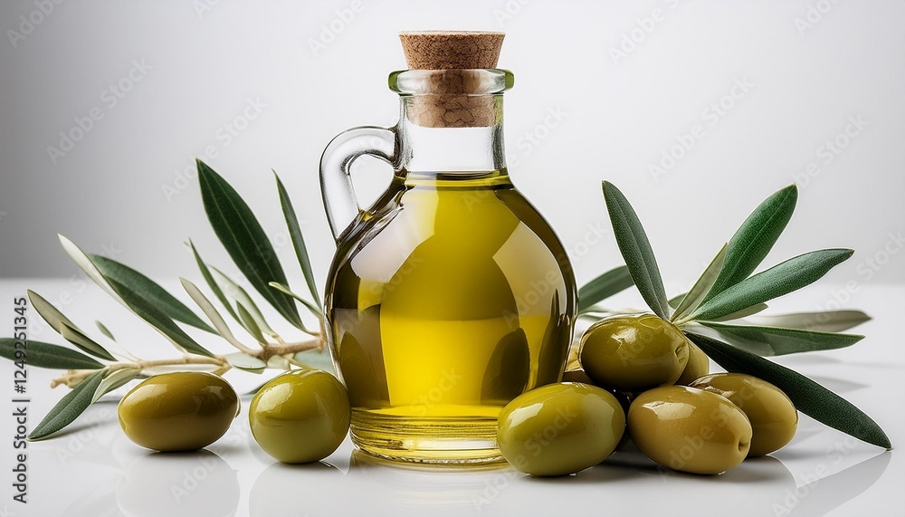 olive oil and olives