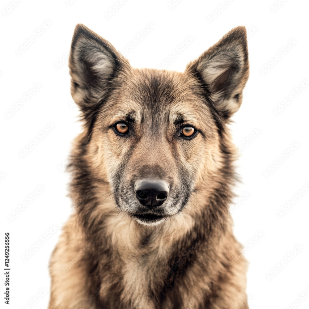 Fototapeta premium Majestic Wolfdog Portrait