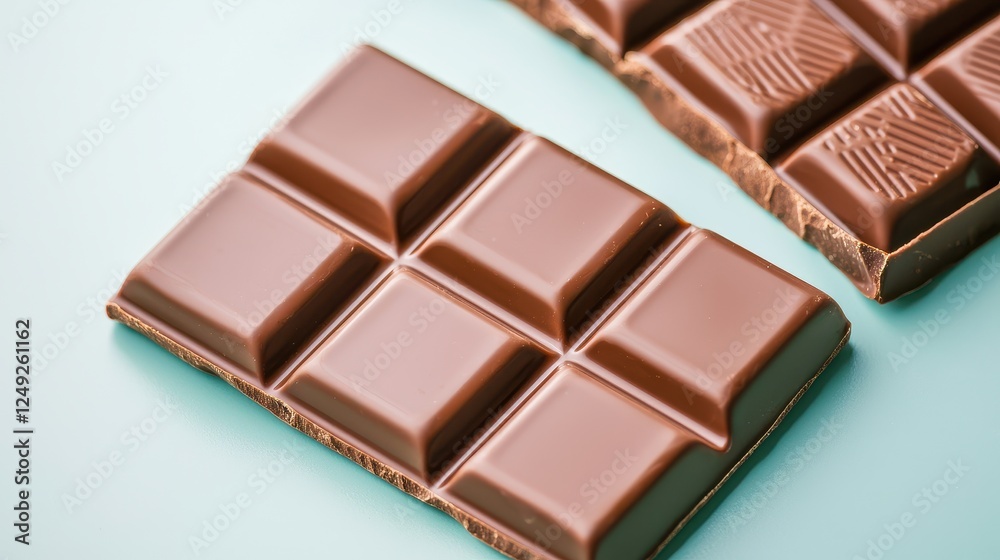 Food Tolerance Concept, Minimalistic Packaging of Nut-Free Chocolate Bars on Soft Green Background Food Tolerance Concept, Minimalistic Packaging of Nut-Free Chocolate Bars on Soft Green Background