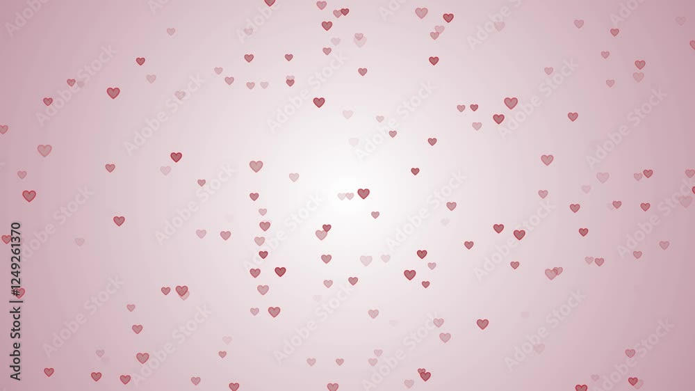 Happy Valentines day animation background with flying hearts and sparkles. Valentines and Wedding Hearts loop background Animation 4k. Happy Valentines day animation background with flying hearts and sparkles. Valentines and Wedding Hearts loop background Animation 4k.