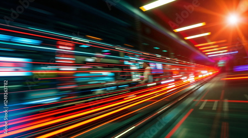 Dynamic motion blur capturing urban speed
