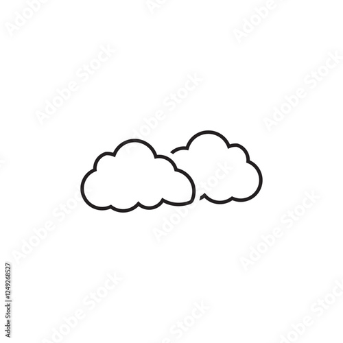 Cloud template vector