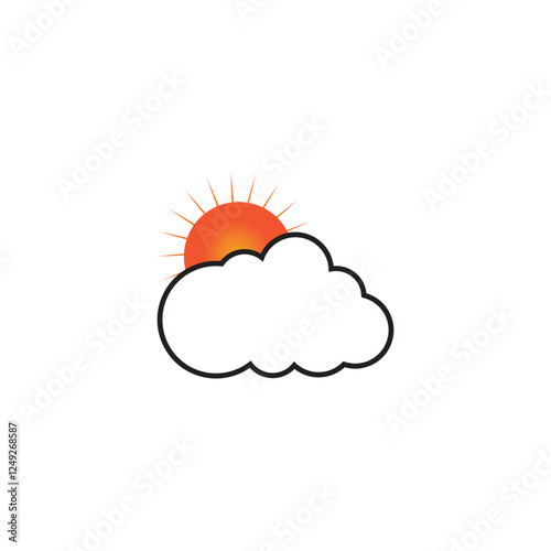 Cloud template vector