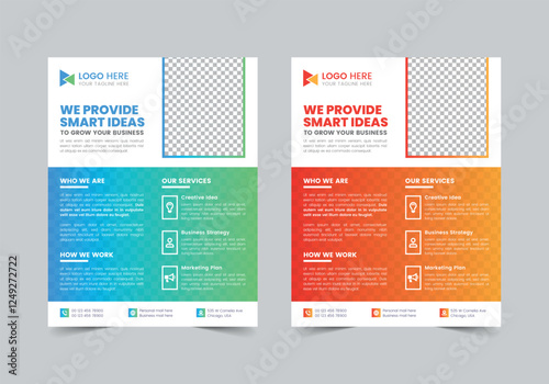 Creative Business Flyer Template | CMYK | US Letter | Print Ready | 0.125 Bleed