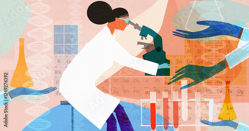 Scientists, chemistry and genetic research