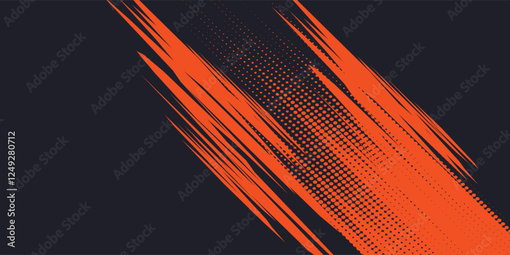 Abstract horizontal light red and blue stripe lines background. You can use for ad, poster, template, business presentation. Vector illustration