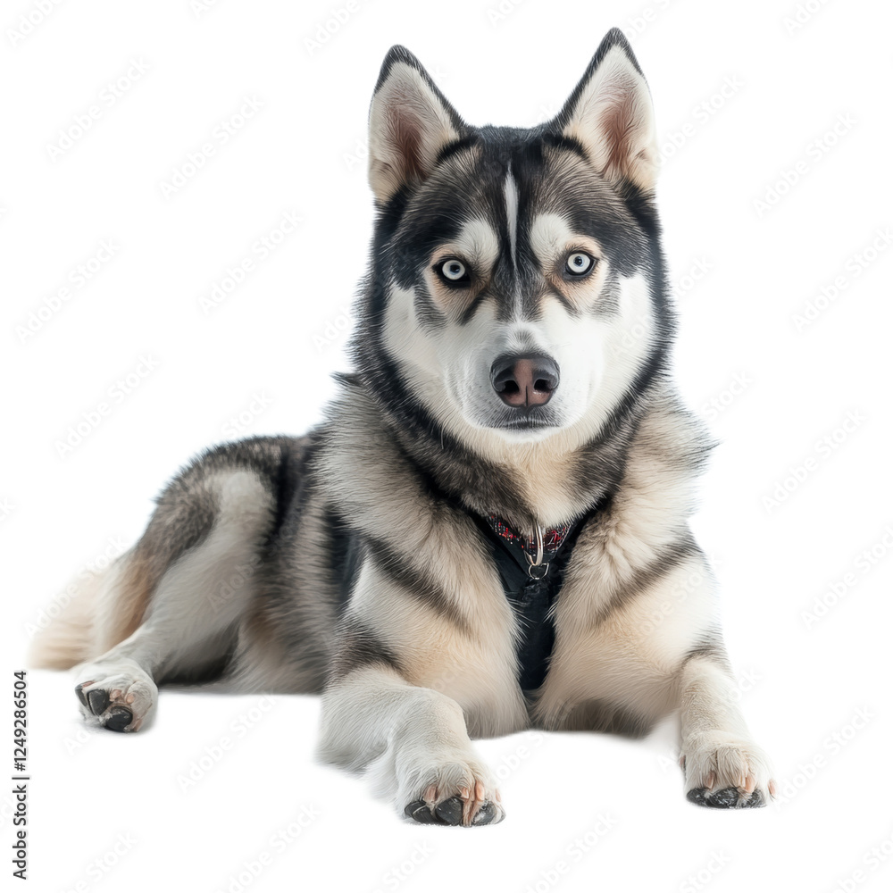 Siberian Husky Dog Portrait