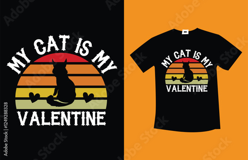 Cat Lover t-shirt design ,t-shirts for cat lovers, vintage cat t shirt design