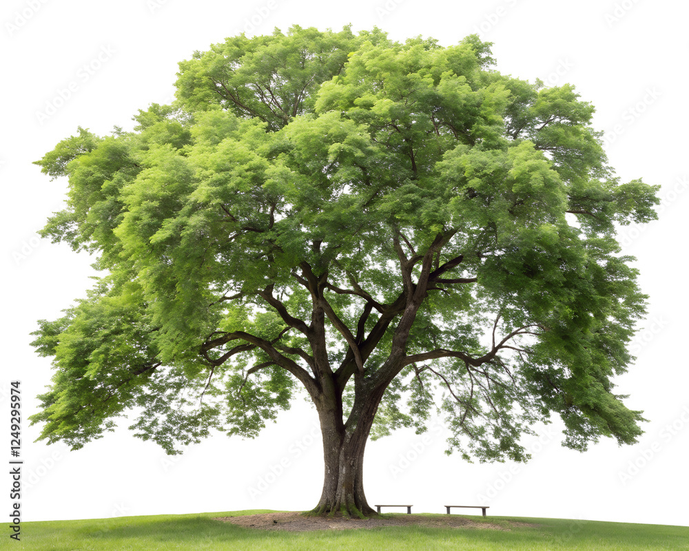 green tree isolated on white or transparent background green tree isolated on white or transparent background