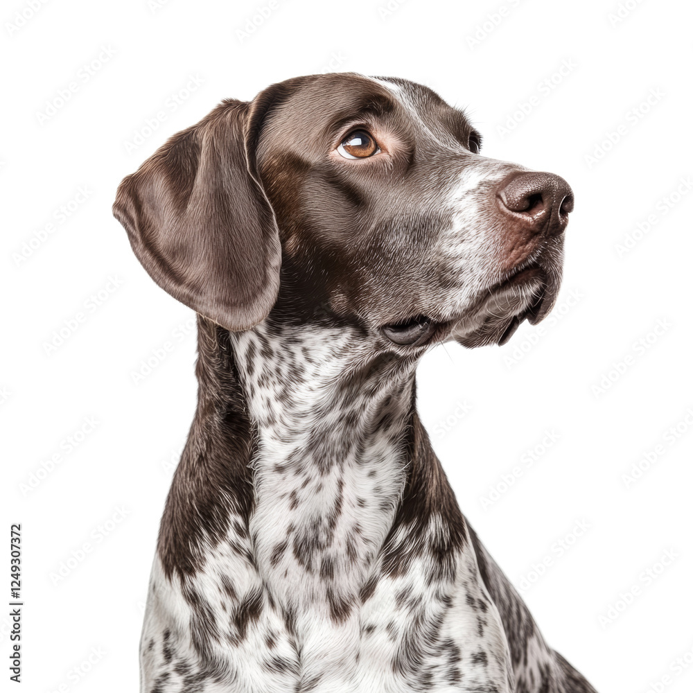 German Shorthaired Pointer Dog Portrait German Shorthaired Pointer Dog Portrait