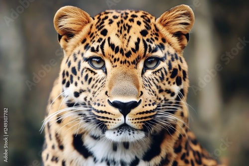 A close-up image of a young Bengal tiger with a focused expression.