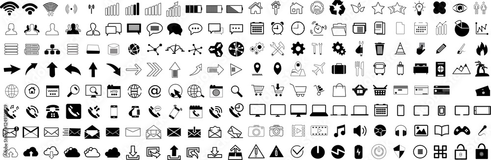 vector Icons for Web Applications vector Icons for Web Applications