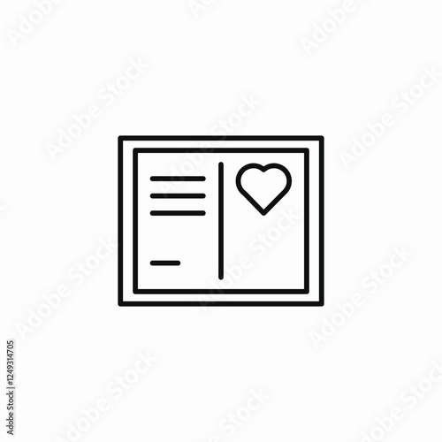 heart wishes icon sign vector