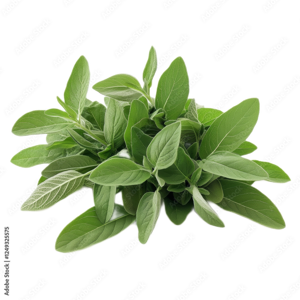 Obraz premium Fresh Sage Leaves Bunch