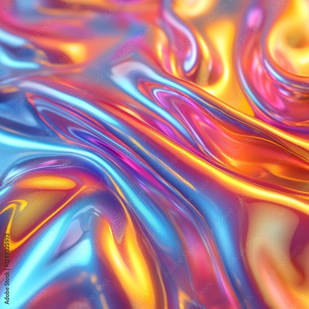 Colorful abstract wave patterns with vibrant gradients and smooth textures Colorful abstract wave patterns with vibrant gradients and smooth textures