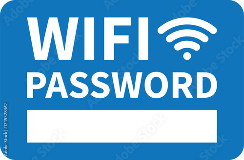 Wifi password sign isolated on white background . Free wifi symbol icon . Vector illustration