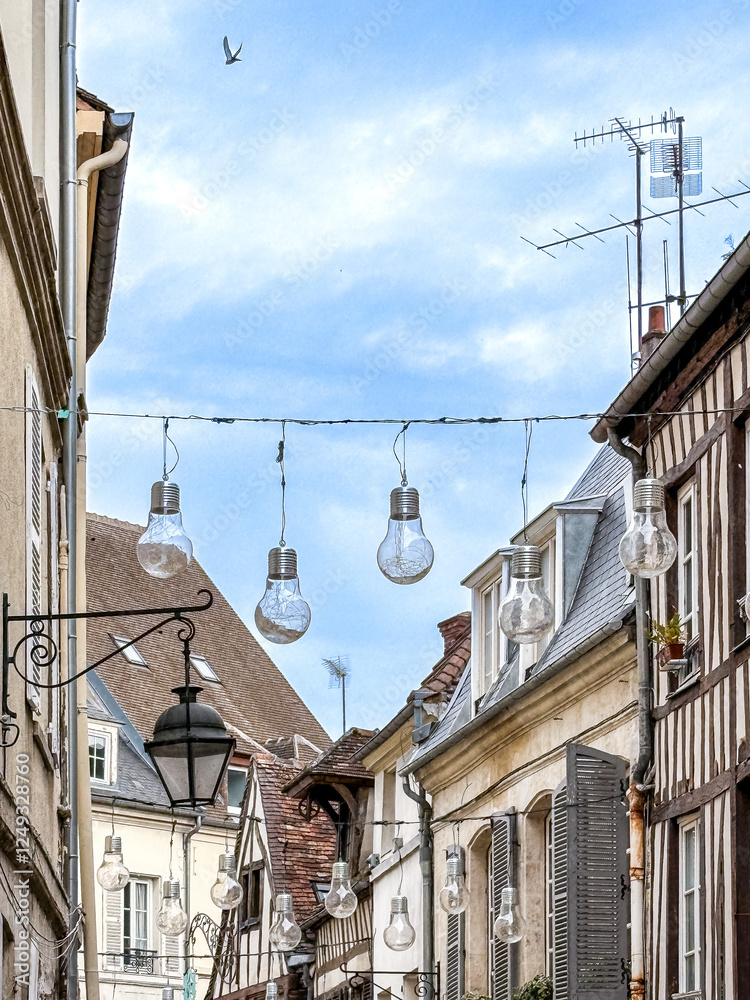 Street view of Compiegne in France