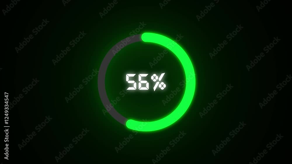 Loading Bar Circle animation, Loading circles icon on background video, Numerical counting from 0 to 100%, Loading animation isolated on black background, Loading Bar Circle animation, Loading circles icon on background video, Numerical counting from 0 to 100%, Loading animation isolated on black background,