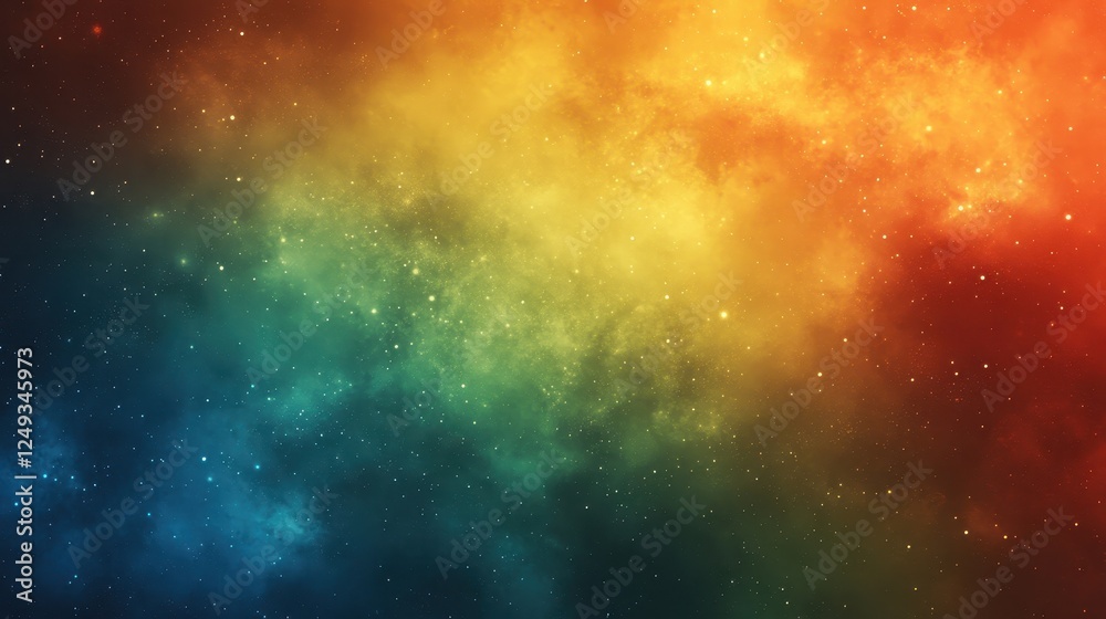 Fototapeta premium Colorful nebula cosmic background, space exploration