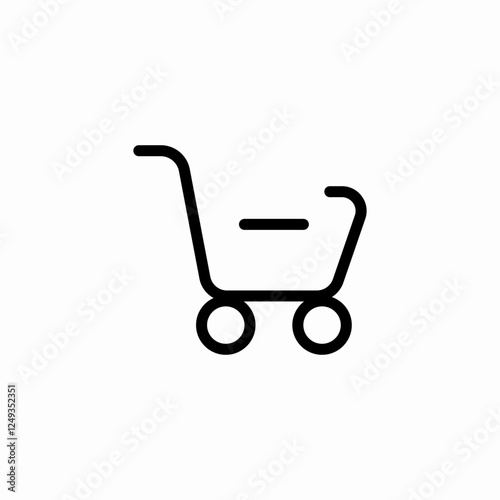 online shopping icon sign vector