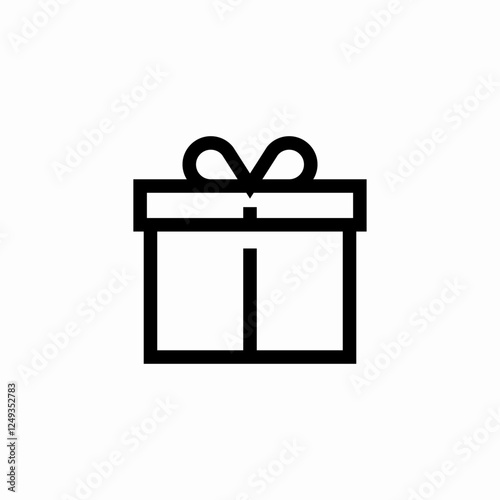 present box icon sign vector
