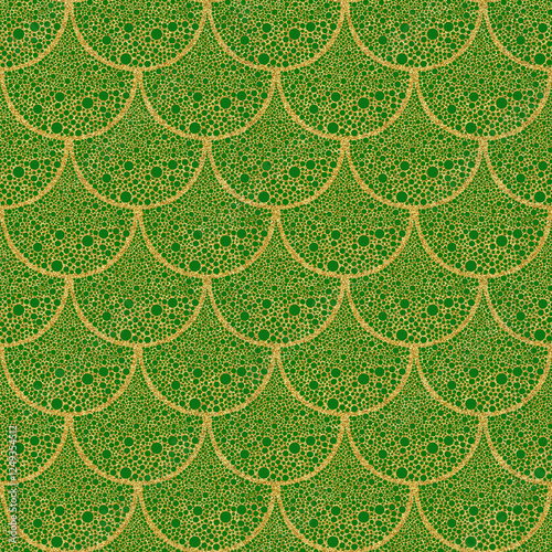 Antique shingle seemless repeat pattern wallpaper