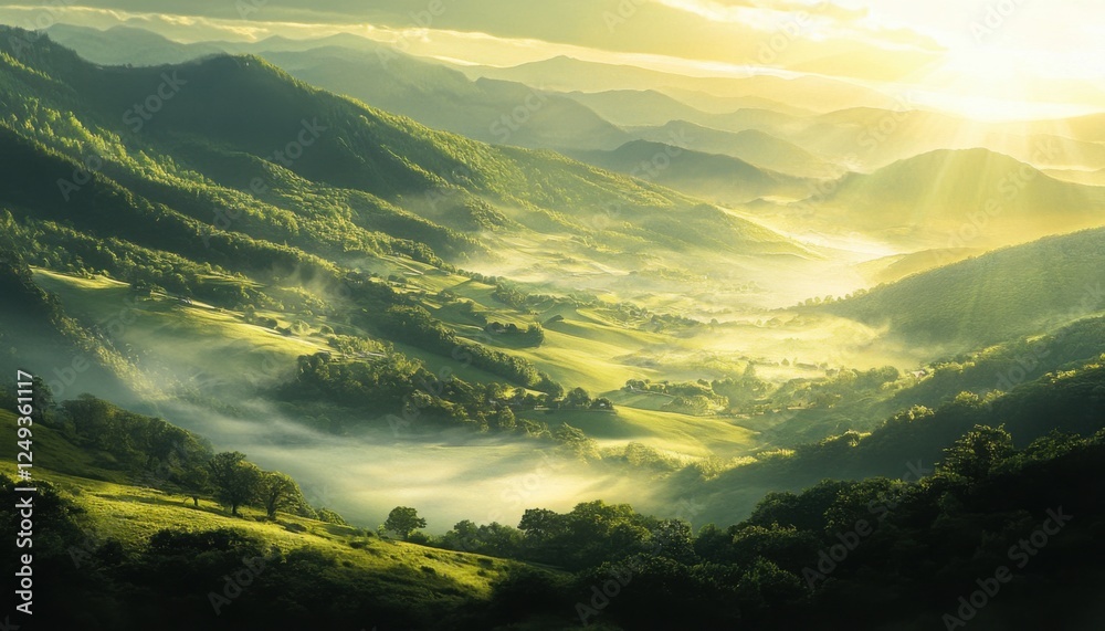 Sunlit landscapes bring a sense of warmth and clarity. Sunlit landscapes bring a sense of warmth and clarity.