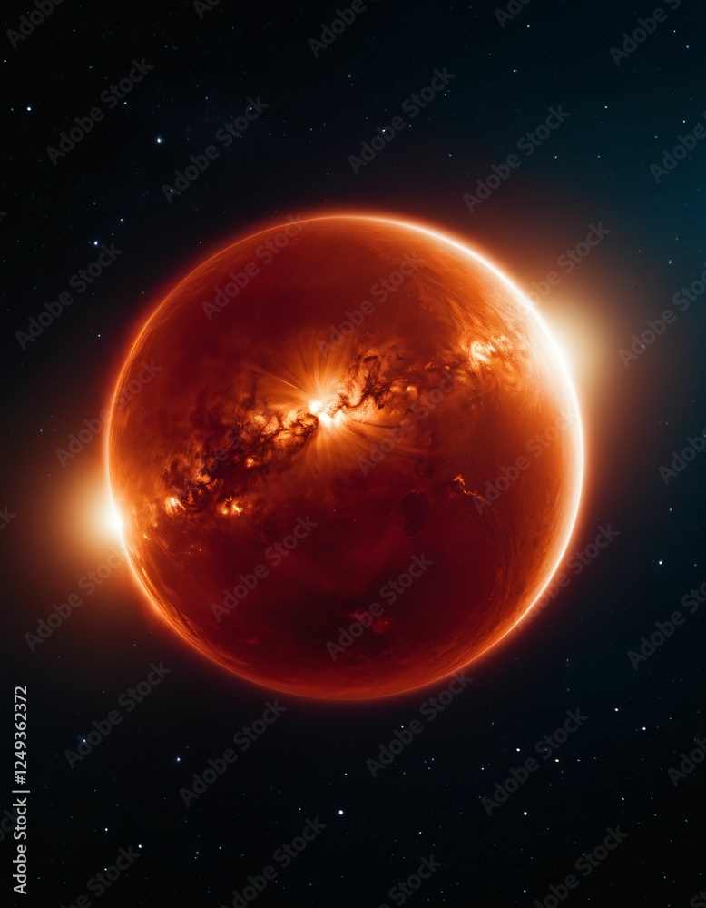 Obraz premium an imaginary view of space