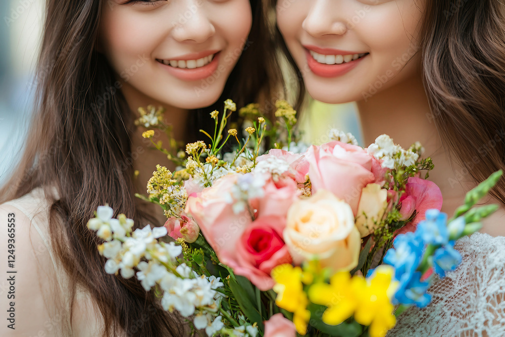 Romantic engagement of people generative AI image Romantic engagement of people generative AI image