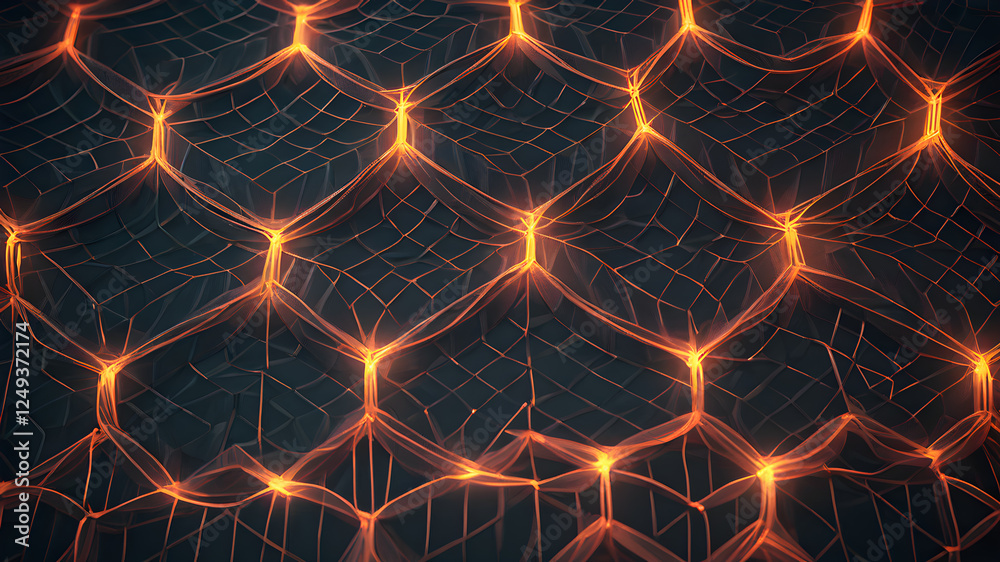Abstract Modern geometric shapes with mesh net Background. Abstract Modern geometric shapes with mesh net Background.