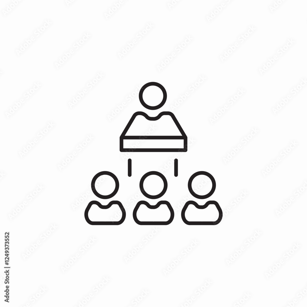 team audience icon sign vector team audience icon sign vector