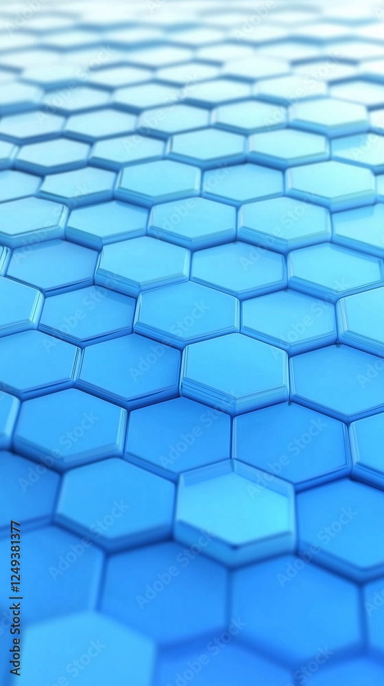 Blue hexagon background with copy space Blue hexagon background with copy space