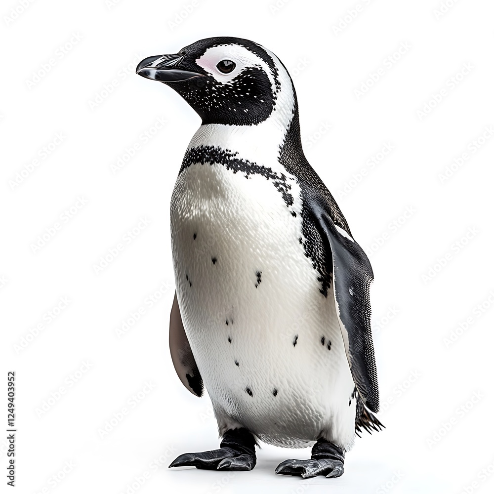 Fototapeta premium penguin isolated on white background