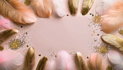 colorful feathers background