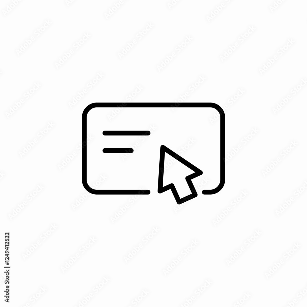 online section scroll icon sign vector online section scroll icon sign vector