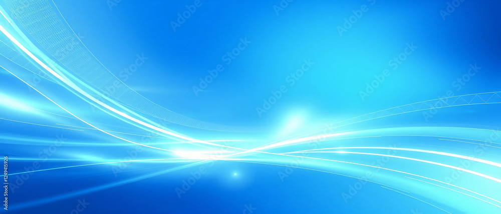 Vibrant Blue Background with Elegant Light Waves and Smooth Gradient Vibrant Blue Background with Elegant Light Waves and Smooth Gradient